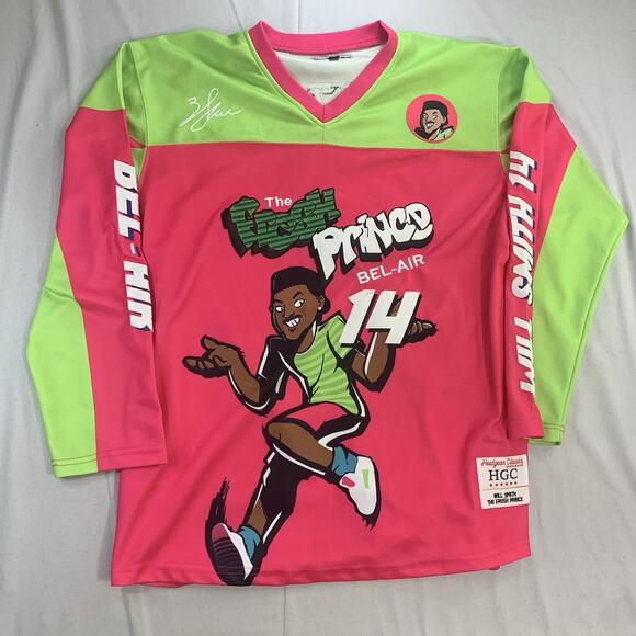 Fresh Prince Bel-Air Hockey Jersey Size 2XL Headgear Classics 90s Style Rare - Picture 1 of 12